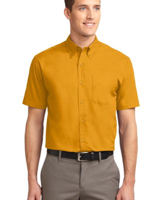 Port Authority Short Sleeve Easy Care Shirt S508 in Athletic gold