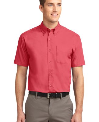 Port Authority Short Sleeve Easy Care Shirt S508 in Hibiscus