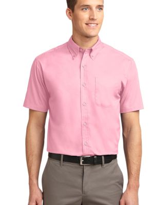 Port Authority Short Sleeve Easy Care Shirt S508 in Light pink