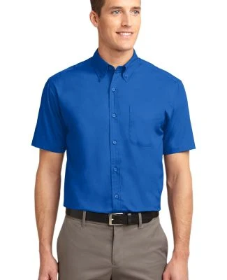 Port Authority Short Sleeve Easy Care Shirt S508 in Strong blue