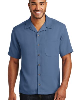 Port Authority Easy Care Camp Shirt S535 in Blue