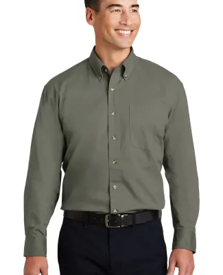 Port Authority Long Sleeve Twill Shirt S600T Faded Olive