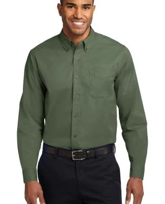 Port Authority Long Sleeve Easy Care Shirt S608 in Clover green