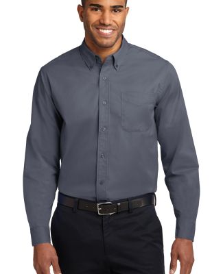 Port Authority Long Sleeve Easy Care Shirt S608 in Steel grey