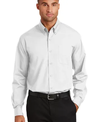 Port Authority Long Sleeve Value Poplin Shirt S632 White