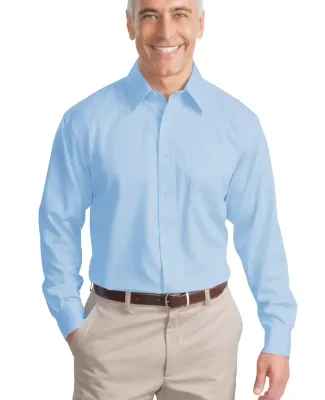 Port Authority Long Sleeve Non Iron Twill Shirt S6 Sky Blue