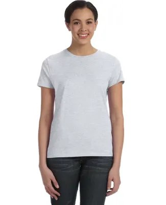 Hanes Ladies Nano T Cotton T Shirt SL04 Ash