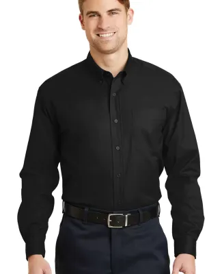 CornerStone Long Sleeve SuperPro Twill Shirt SP17 Black