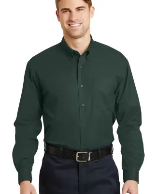 CornerStone Long Sleeve SuperPro Twill Shirt SP17 Dark Green