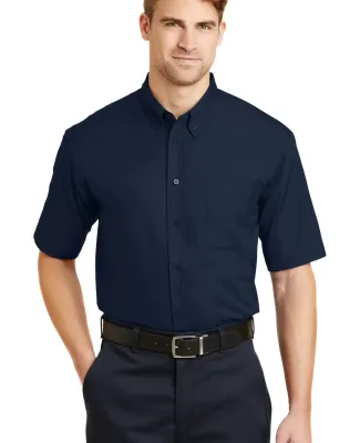 CornerStone Short Sleeve SuperPro Twill Shirt SP18 Navy