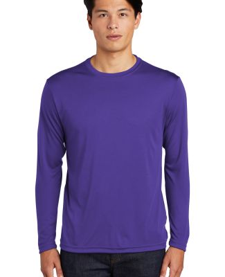 Sport Tek ST350LS Long Sleeve Competitor Tee  in Purple
