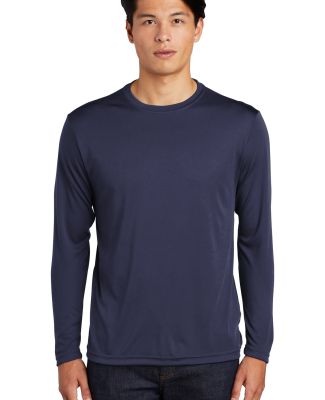 Sport Tek ST350LS Long Sleeve Competitor Tee  in True navy