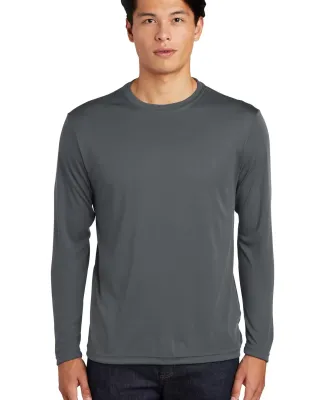 Sport Tek ST350LS Long Sleeve Competitor Tee  in Iron grey