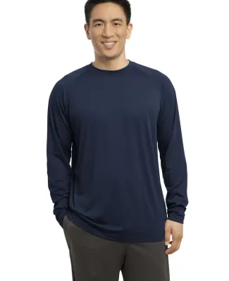 Sport Tek Long Sleeve Ultimate Performance Crew ST True Navy