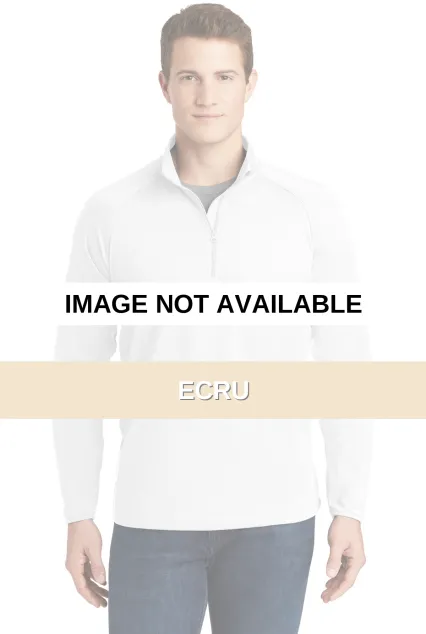 Sport Tek Sport Wick Stretch 12 Zip Pullover ST850 Ecru