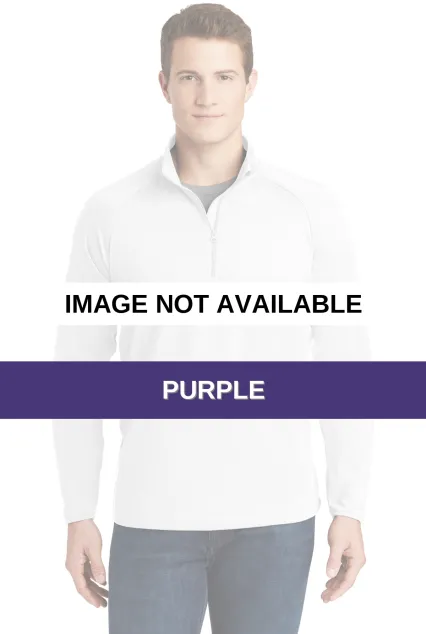 Sport Tek Sport Wick Stretch 12 Zip Pullover ST850 Purple