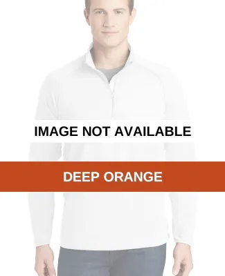 Sport Tek Sport Wick Stretch 12 Zip Pullover ST850 Deep Orange