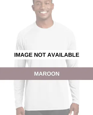 Sport Tek Dry Zone153 Long Sleeve Raglan T Shirt T Maroon
