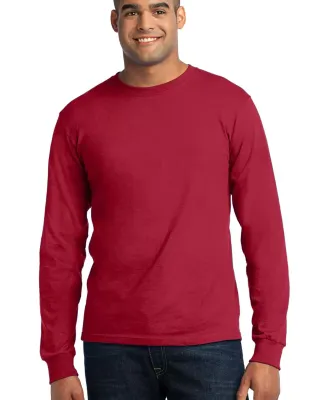 Port  Company Long Sleeve All American Tee USA100L Red