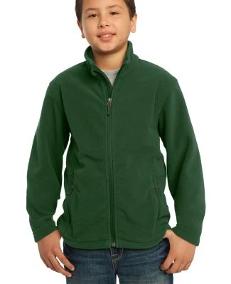 Port Authority Youth Value Fleece Jacket Y217 in Forest green