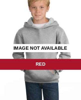 Sport Tek Youth Pullover Hooded Sweatshirt Y254 Red