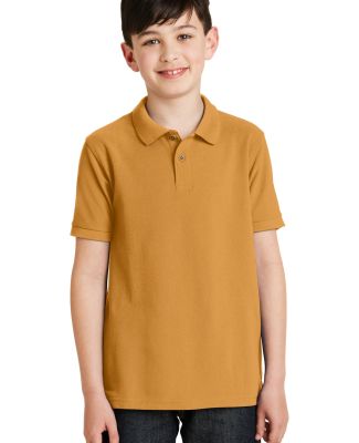Port Authority Youth Silk Touch153 Polo Y500 in Gold