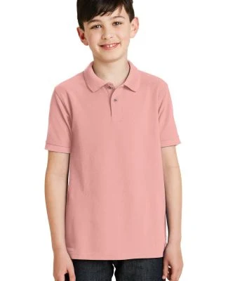 Port Authority Youth Silk Touch153 Polo Y500 in Light pink