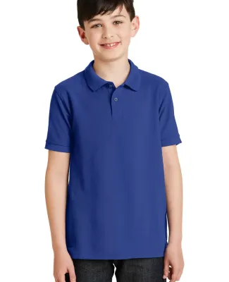 Port Authority Youth Silk Touch153 Polo Y500 Royal