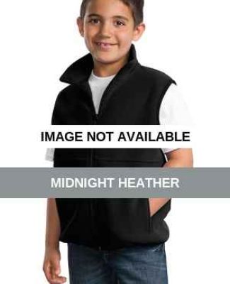 Port Authority Youth R Tek Fleece Vest YJP79 Midnight Heather