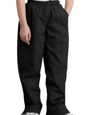 Sport Tek Youth Wind Pant YPST74 in Black