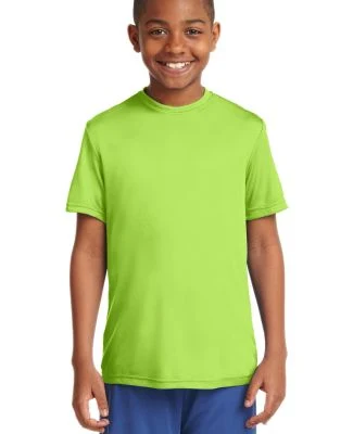 Sport Tek Youth Competitor153 Tee YST350 in Lime shock