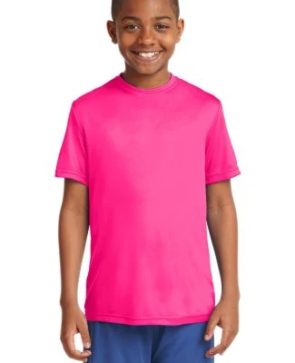 Sport Tek Youth Competitor153 Tee YST350 in Neon pink