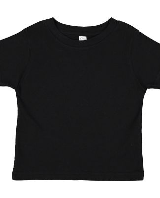 3301J Rabbit Skins® Juvy/Toddler T-shirt Black