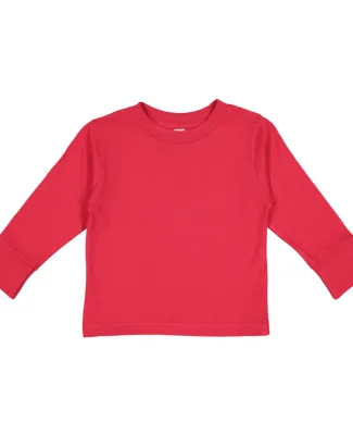 Rabbit Skins 3311 Toddler Long Sleeve T-shirt RED