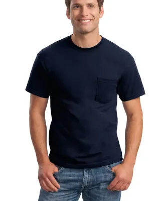 2300 Gildan Ultra Cotton Pocket T-shirt in Navy