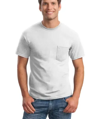 2300 Gildan Ultra Cotton Pocket T-shirt in White