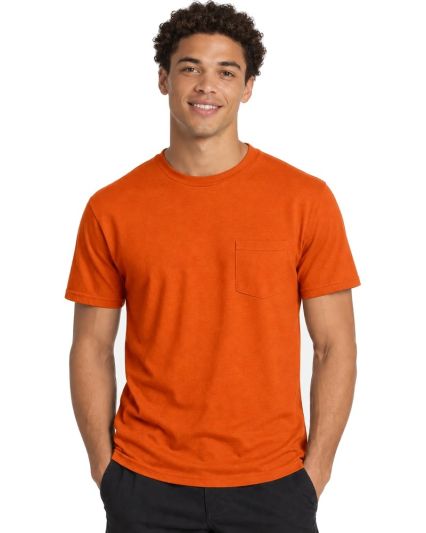 2300 Gildan Ultra Cotton Pocket T-shirt in Orange