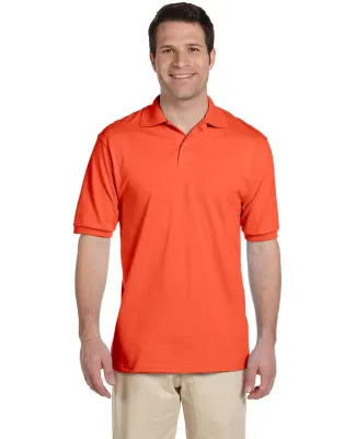 Jerzees 437M Jersey Sport Shirt with SpotShield in Burnt orange
