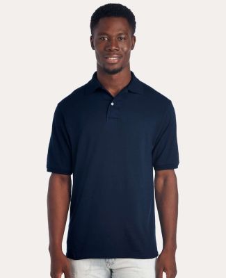 Jerzees 437M Jersey Sport Shirt with SpotShield in J. navy