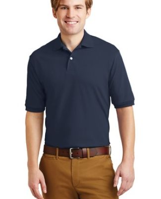 Jerzees 437M Jersey Sport Shirt with SpotShield in J. navy