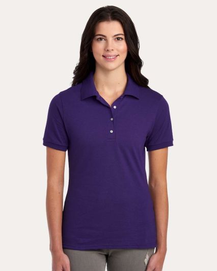 Jerzees 437M Jersey Sport Shirt with SpotShield in Deep purple
