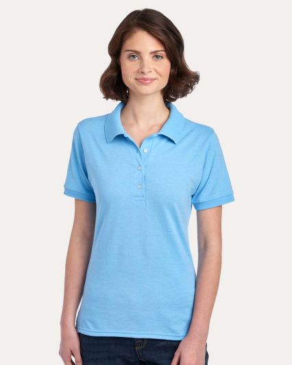 Jerzees 437M Jersey Sport Shirt with SpotShield in Light blue