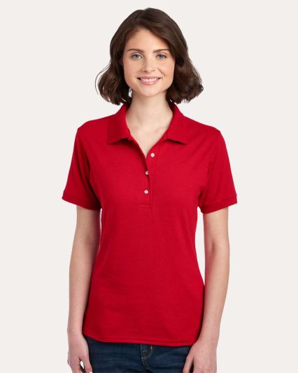 Jerzees 437M Jersey Sport Shirt with SpotShield in True red
