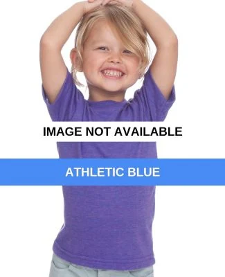 TR101 American Apparel Kids Tri-Blend Short Sleeve Athletic Blue