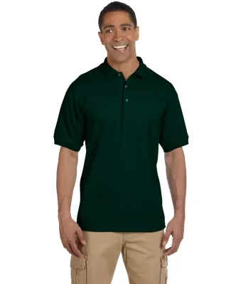 Gildan 3800 Ultra Cotton Pique Knit Sport Shirt in Forest green