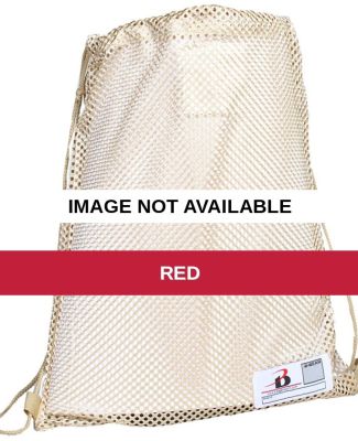 0101 Badger 100% Polyester Mesh B-Back Bag Red