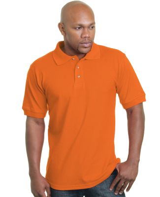 1000 Bayside Adult Cotton Pique Polo Orange