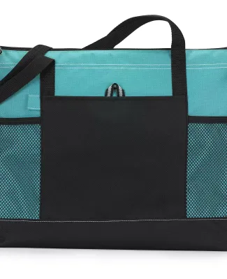 1100 Gemline Select Zippered Tote TURQUOISE