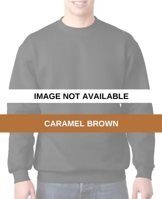 1102 Bayside Fleece Crew Neck Pullover Caramel Brown