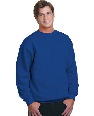 1102 Bayside Fleece Crew Neck Pullover Royal Blue